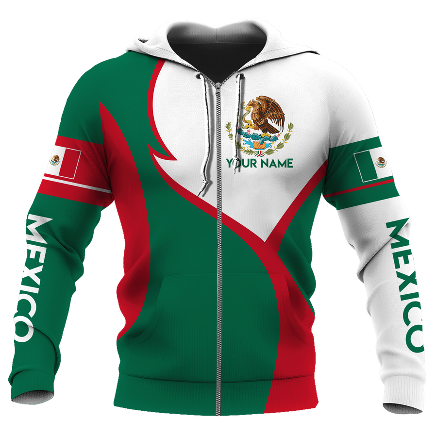 Mexico Hoodie Perionalized 3D All Over Printed Hoodie Shirts