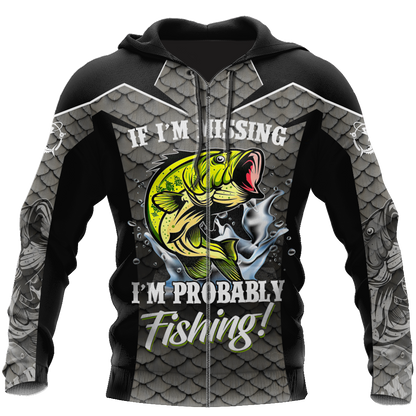 Bass Silver Sports Probably Fishing 3d print shirts