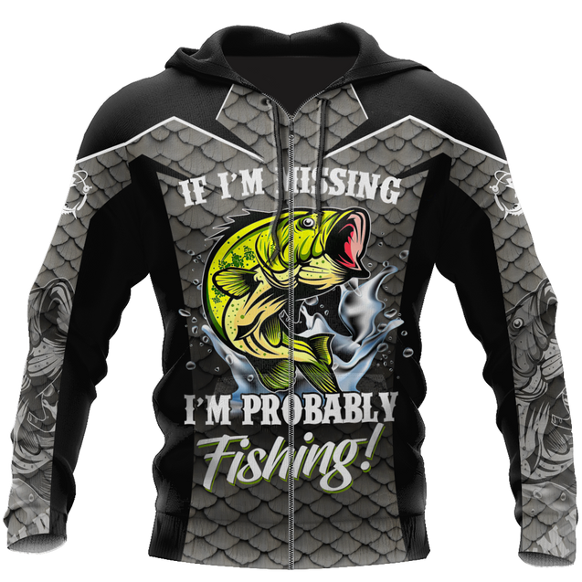 Bass Silver Sports Probably Fishing 3d print shirts