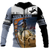 Personalized Name Bull Riding 3D All Over Printed Unisex Shirts Desert