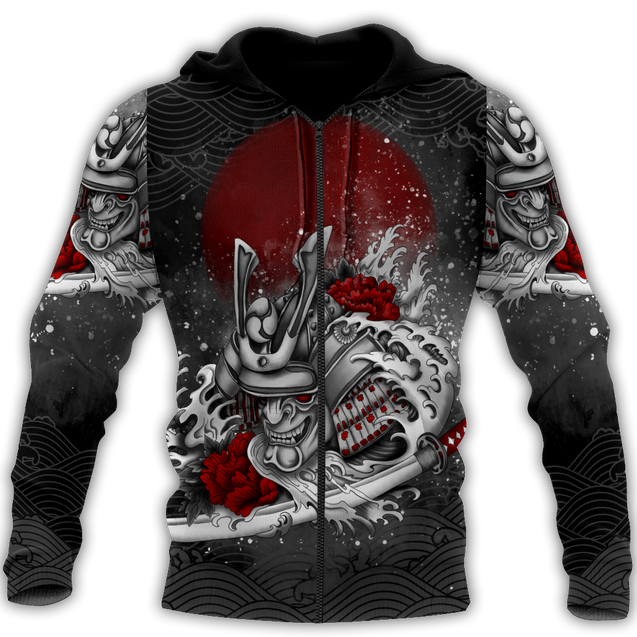 Premium 3D Printed Samurai Flower Shirts MEI