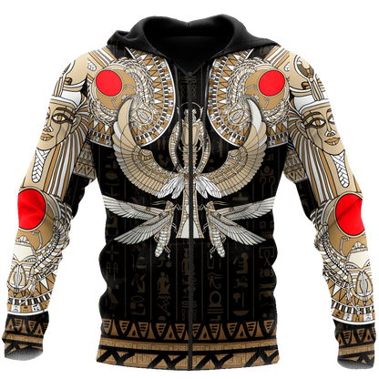 Ancient Egypt ver2 Painting Pattern 3D Tattoo Printed Shirts