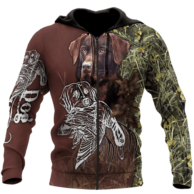 PL435 DOG HUNTER 3D ALL OVER PRINTED SHIRTS