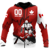 3D All Over Printed Hockey Canada Unisex Shirts Custom Name Custom number XT TNA11032101