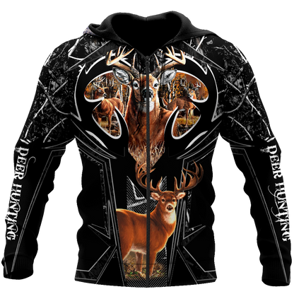 Premium Deer Hunting Camo 3D Hoodie Shirt For Men And Women