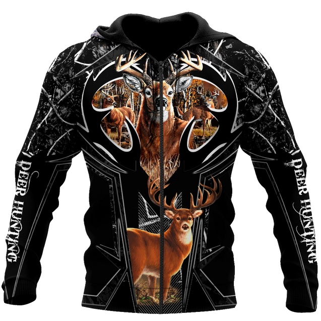 Premium Deer Hunting Camo 3D Hoodie Shirt For Men And Women