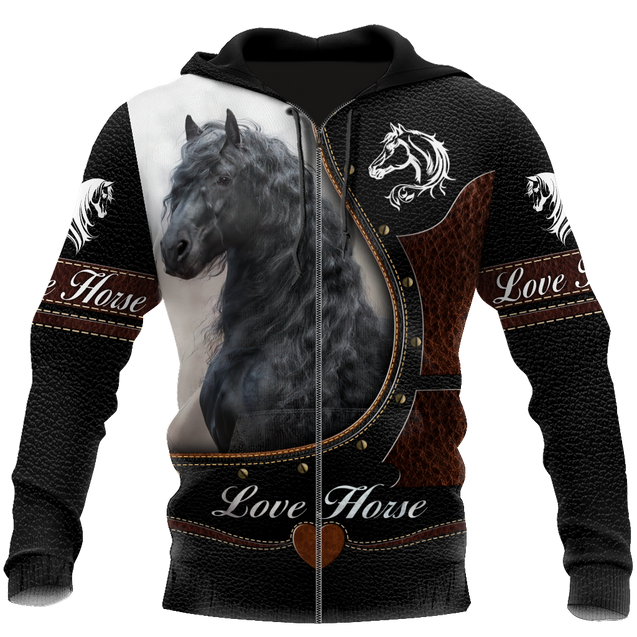 Friesian Horse 3D All Over Printed Shirts For Men And Women TR1711204