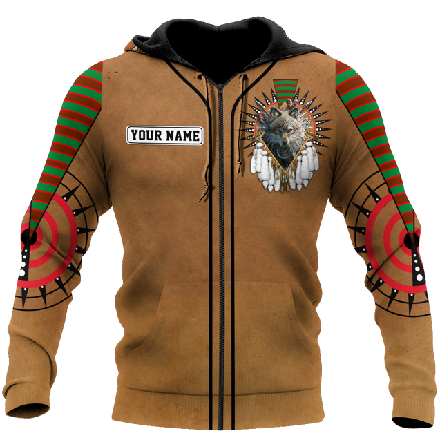 Custom Name Native American3D All Over Printed Unisex Shirts