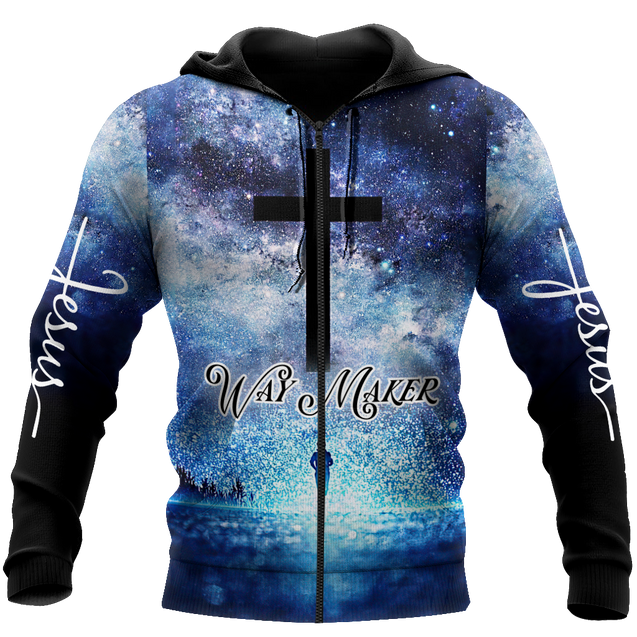 Premium Unisex Hoodie 3D All Over Printed Easter Day Christian Jesus No42 ML