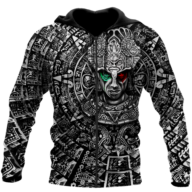 Aztec Warrior Mexican 3D All Over Printed Unisex Hoodie