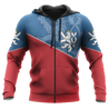 Czech Republic Hoodie - Stroke Style NVD1275