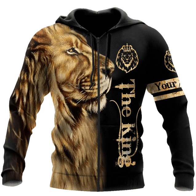 Gift For Dad Custom Name King Lion 3D All Over Printed Unisex Shirts