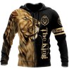 Gift For Dad Custom Name King Lion 3D All Over Printed Unisex Shirts