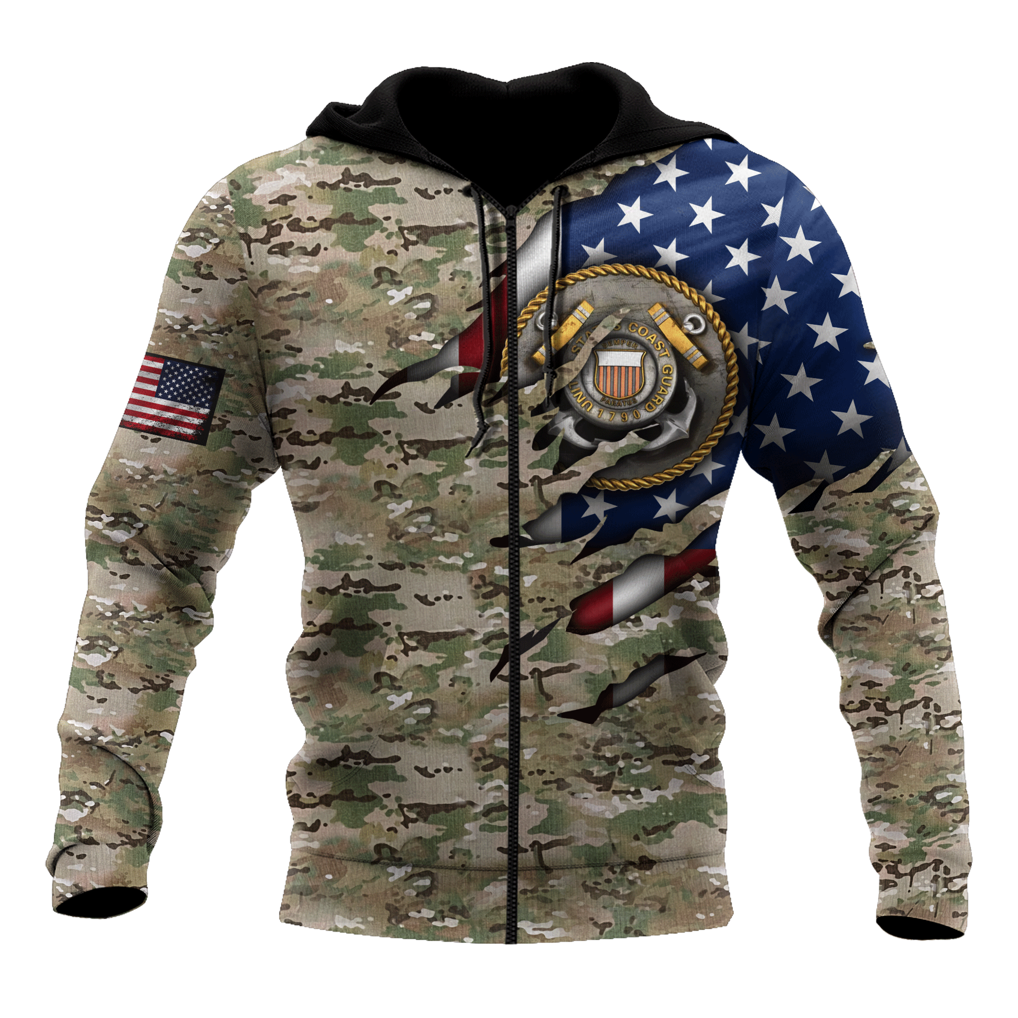 United States Coast Guard 3D All Over Printed Unisex Shirts