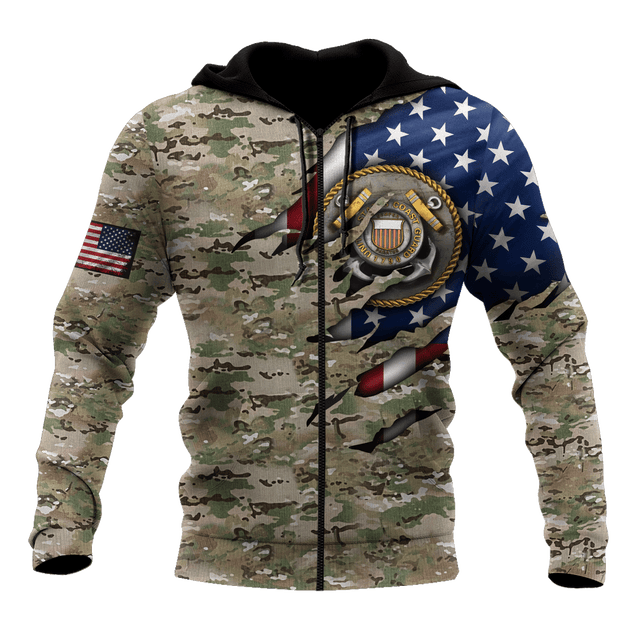 United States Coast Guard 3D All Over Printed Unisex Shirts