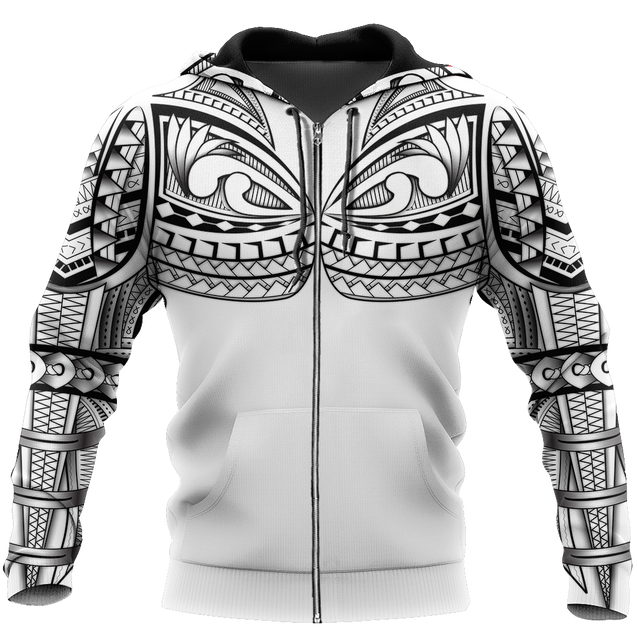 Amazing Polynesian Tattoo Deluxe Hoodie ML