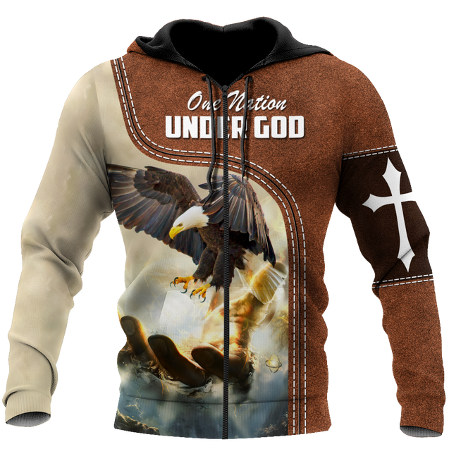 One Nation Under God 3D All Over Printed Shirts