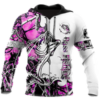 Bass Fishing Sport Country Girl Camo tattoo 3D shirts for men and women