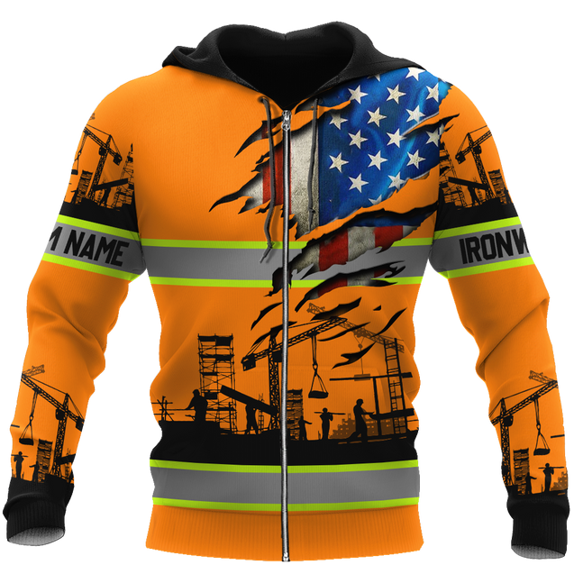 Personalized Ironworker 3D All Over Printed Unisex Shirts TN