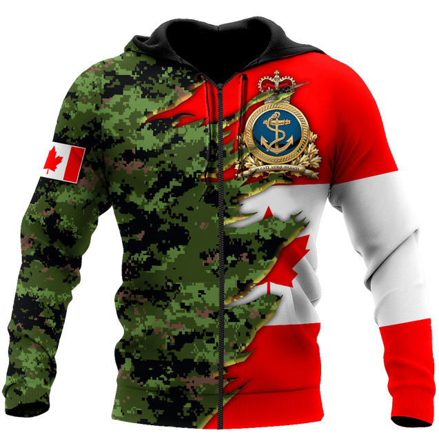 Canadian Air Force Veteran 3D All Over Printed Shirts  MH10032109