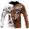 Personalized Name Rodeo 3D All Over Printed Unisex Shirts Bucking Horse Ver 2