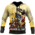 Honor the Fallen Memorial Day US Veteran 3D All Over Printed Unisex Hoodie HHT20052106