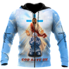 Premium Unisex Hoodie Easter Day Christian Jesus No7 ML God Save Us