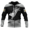 Personalized Name Bull Riding 3D All Over Printed Unisex Shirts Metal Pattern