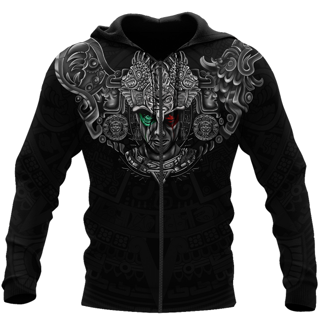 Aztec Warrior 3D All Over Printed Hoodie