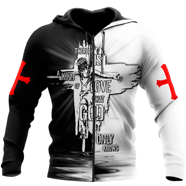 Jesus-There is A Kind of Love 3D All Over Printed Unisex Hoodie