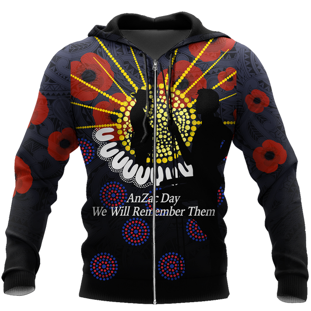 Premium New Zealand Maori And Australia Aboriginal Anzac Day 3D Printed Unisex Shirts TN DD29032101