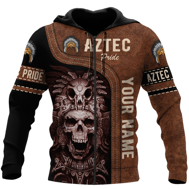 Personalized Name Aztec Pride 3D All Over Printed Hoodie DQB19042101