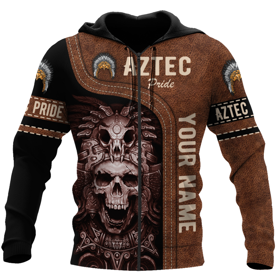 Personalized Name Aztec Pride 3D All Over Printed Hoodie DQB19042101