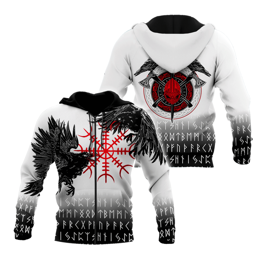 Raven Tattoo Viking Hoodie For Men And Women AM15062101