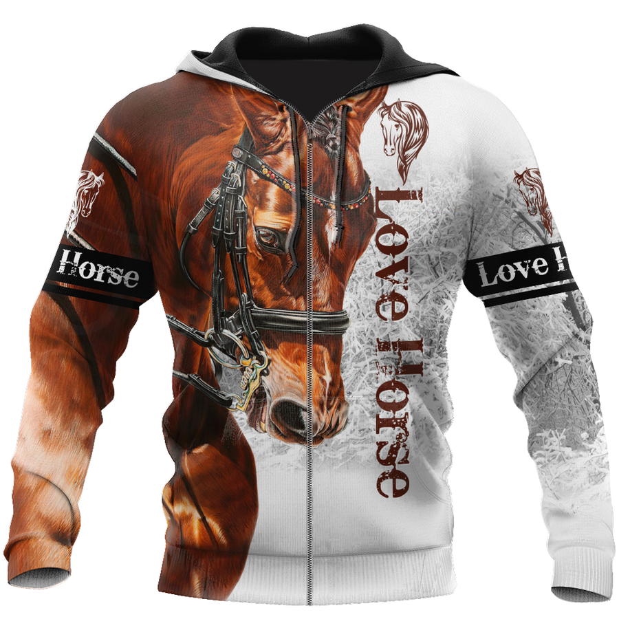Love Horse 3D All Over Printed Shirts TR06012101
