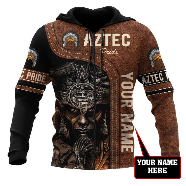 Personalized Aztec Warrior 3D All Over Printed Unisex Hoodie