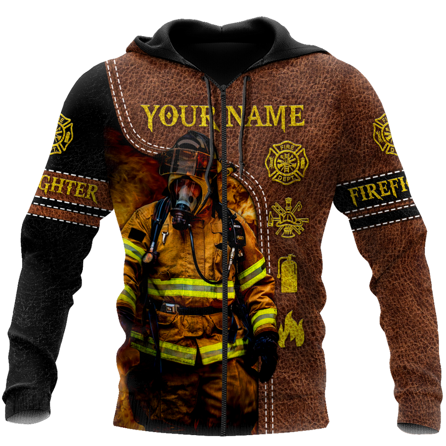 Customize Name Firefighter Hoodie For Men And Women TNA13052107