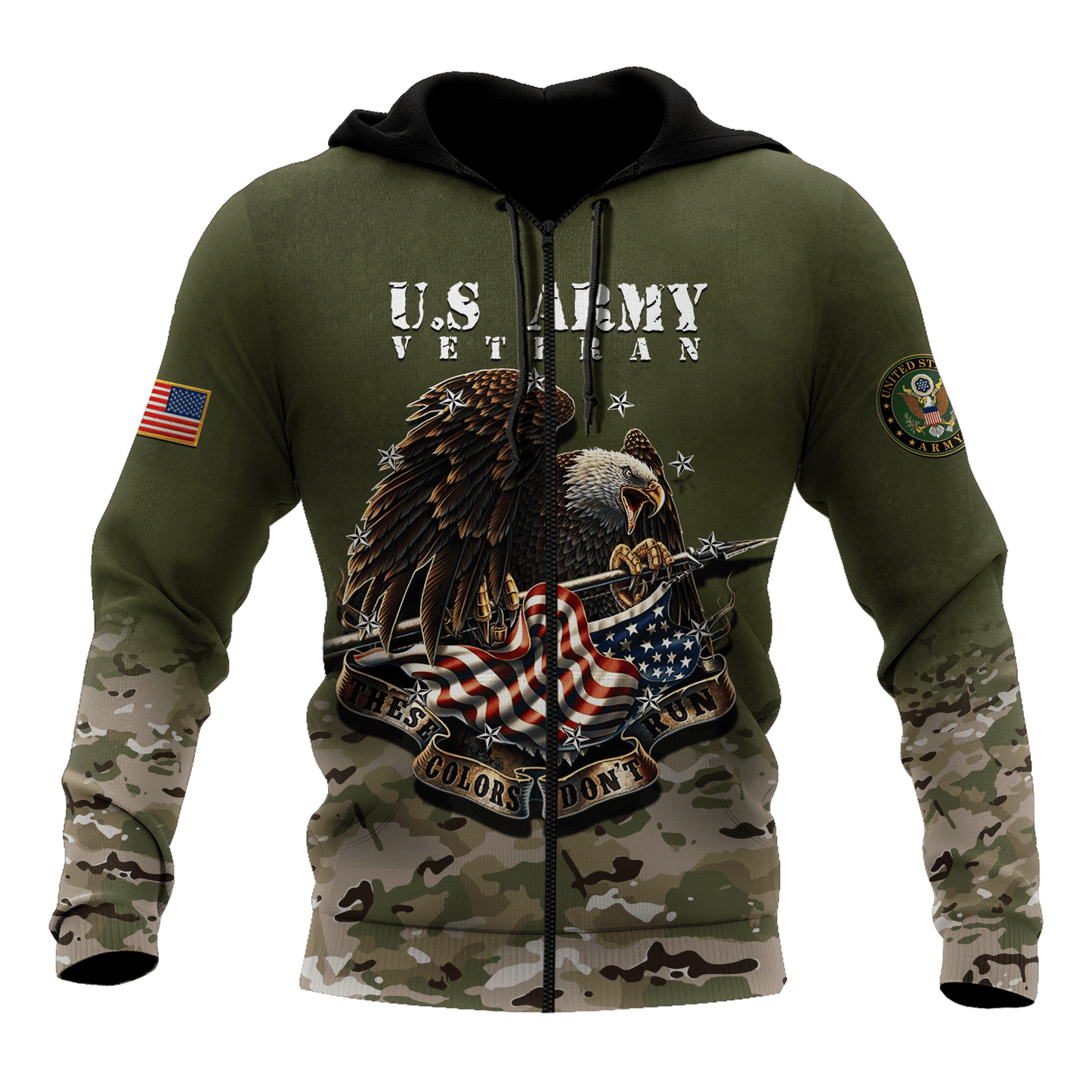 US Veteran 3D All Over Printed Hoodie AM25052102