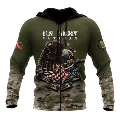 US Veteran 3D All Over Printed Hoodie AM25052102