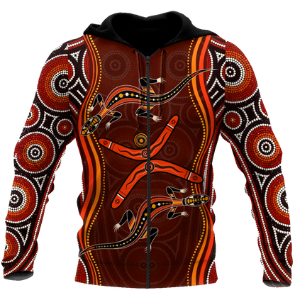Aboriginal Naidoc Week Heal the Lizard 3D print shirts