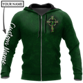 Irish St.Patrick day 3d hoodie shirt for men and women custom name