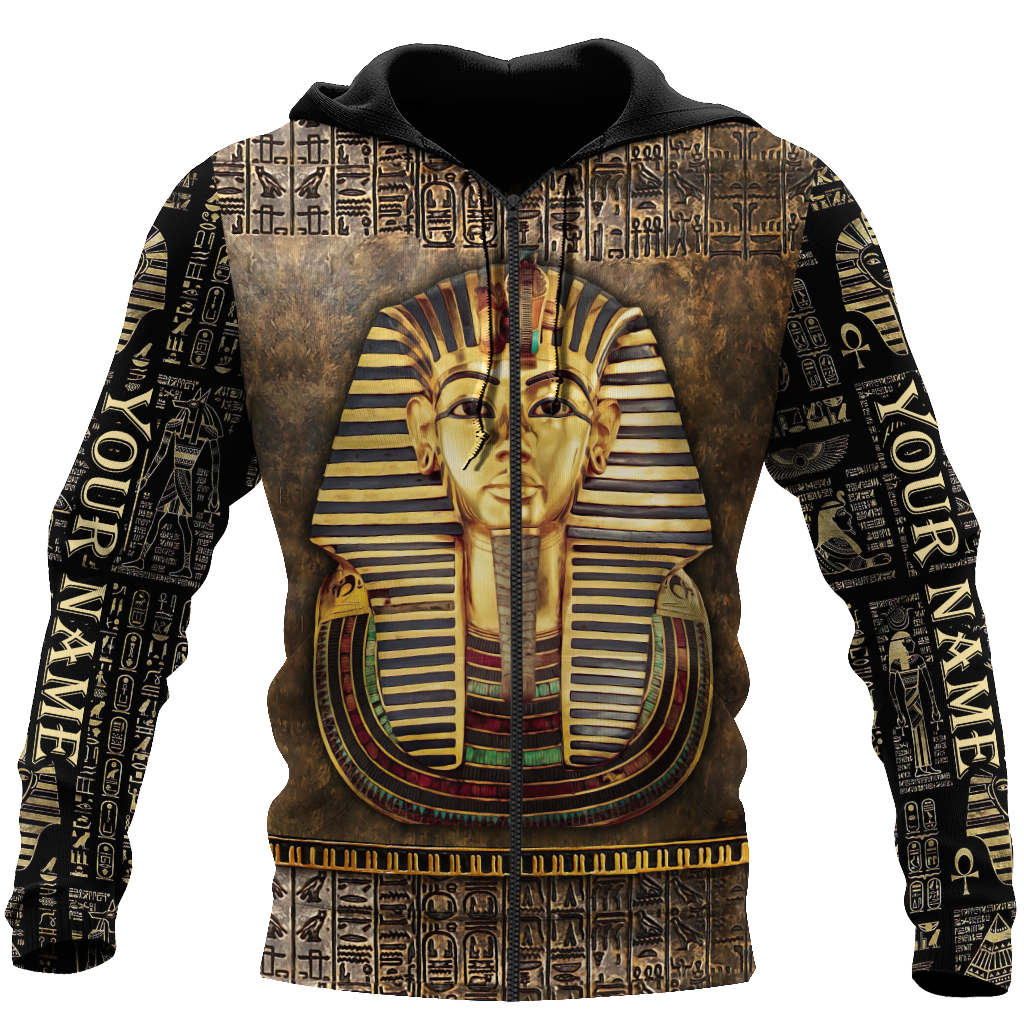 Custom name Pharaoh Ancient Egypt Ankh 3D design print shirts DQB22042103