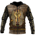 Custom name Pharaoh Ancient Egypt Ankh 3D design print shirts DQB22042103