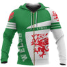 Wales Sport Hoodie - Premium Style PL-Apparel-PL8386-Zipped Hoodie-S-Vibe Cosy™