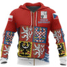 Czech Republic Special Hoodie NVD1164-Apparel-Dung Van-Zipped Hoodie-S-Vibe Cosy™