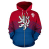 Czech Republic Sport Flag Hoodie - Stripes Style NVD1170-Apparel-Dung Van-Zipped Hoodie-S-Vibe Cosy™