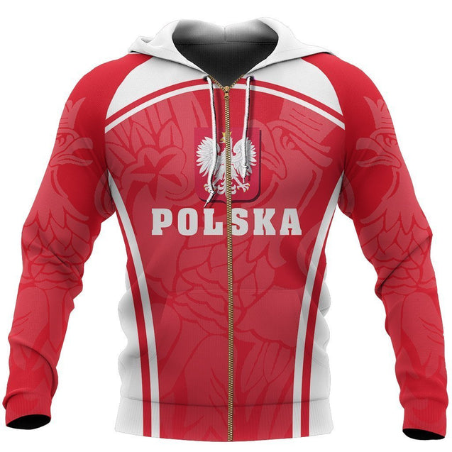 Poland Hoodie NVD1231 !-Apparel-Dung Van-Zipped Hoodie-S-Vibe Cosy™