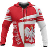 Poland Sport Hoodie NVD1233 !-Apparel-Dung Van-Zipped Hoodie-S-Vibe Cosy™