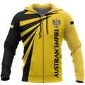 Austrian Empire Hoodie Coat Of Arms NVD1272-Apparel-Dung Van-Zipped Hoodie-S-Vibe Cosy™