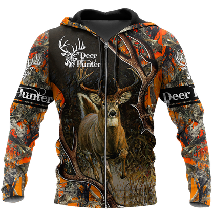 Deer Hunter 3D Hoodie Shirt For Men And Women LAM